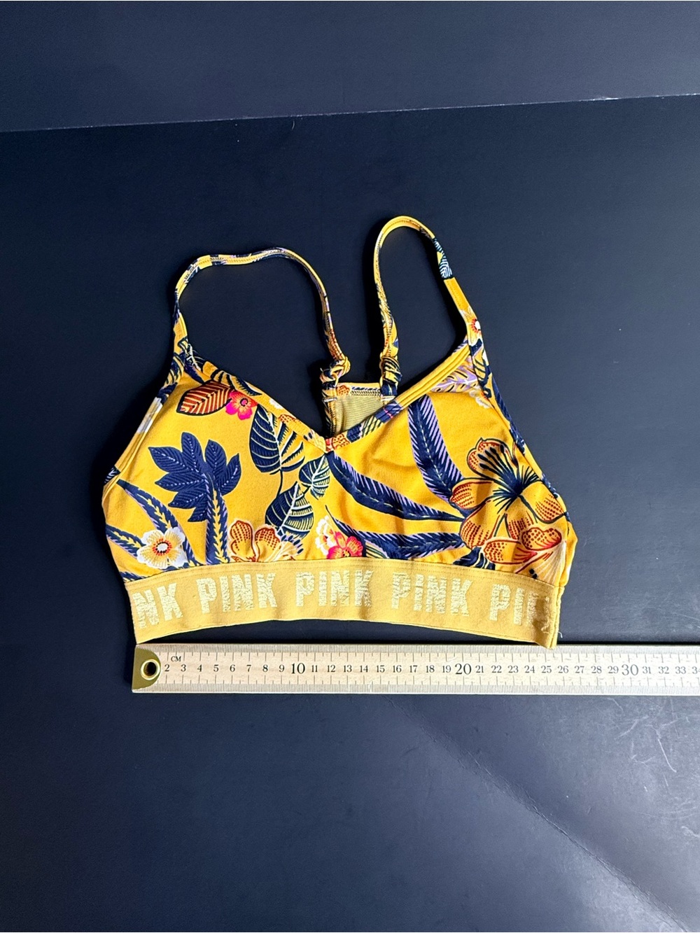 Girls' Yellow Floral Casual Dress - PINK Victoria's Secret Sm